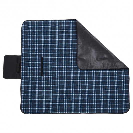 Navy Eden Picnic Blankets